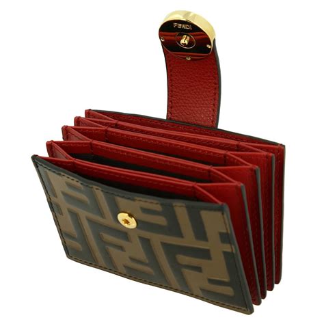 fendi wallet brushed|fendi wallet for women.